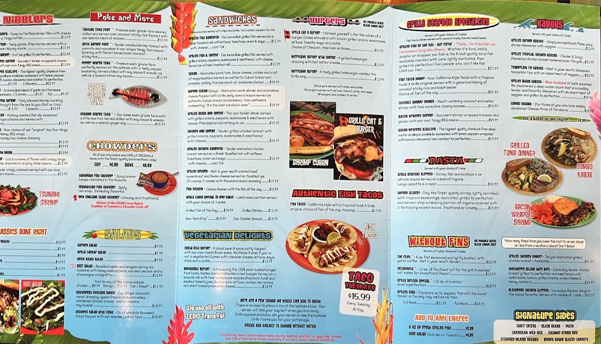 Grills Lakeside Seafood Deck & Tiki Bar Menu - Image 2