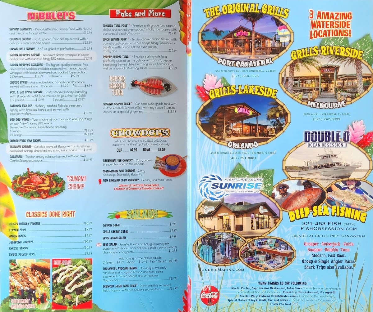 Grills Lakeside Seafood Deck & Tiki Bar Menu - Image 3